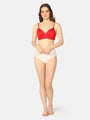 Pack Of 3 Lightly Padded Lacy Design Everyday T-Shirt Bra - Da Intimo