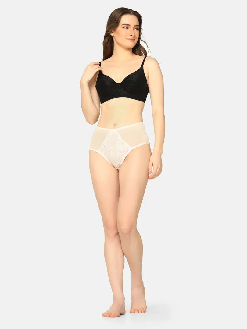 Pack Of 3 Lightly Padded Lacy Design Everyday T-Shirt Bra - Da Intimo