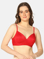 Pack Of 3 Lightly Padded Lacy Design Everyday T-Shirt Bra - Da Intimo