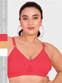 Curvy Love Pack of 3 Plus Size Soft Cotton  Everyday Bra - Da Intimo