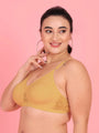 Curvy Love Pack of 3 Plus Size Soft Cotton  Everyday Bra - Da Intimo