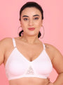 Curvy Love Pack of 3 Plus Size Soft Cotton  Everyday Bra - Da Intimo