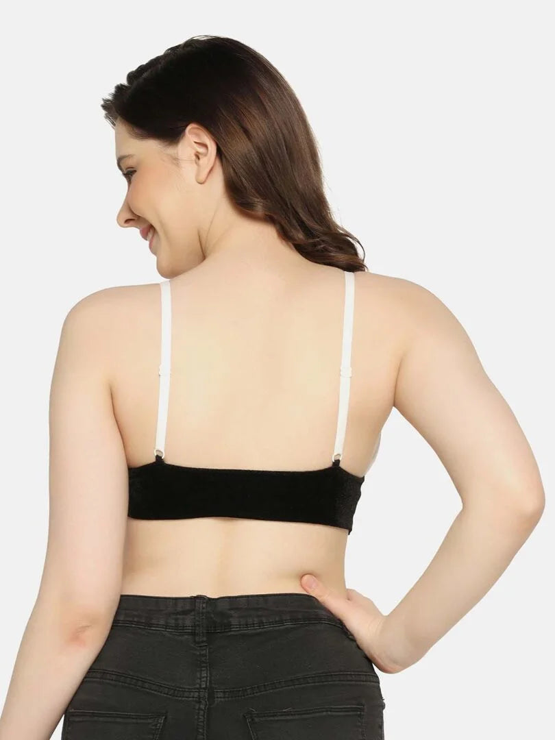 Soft Triangle Cup Printed Bralette - Da Intimo - Lingerie Online Store India