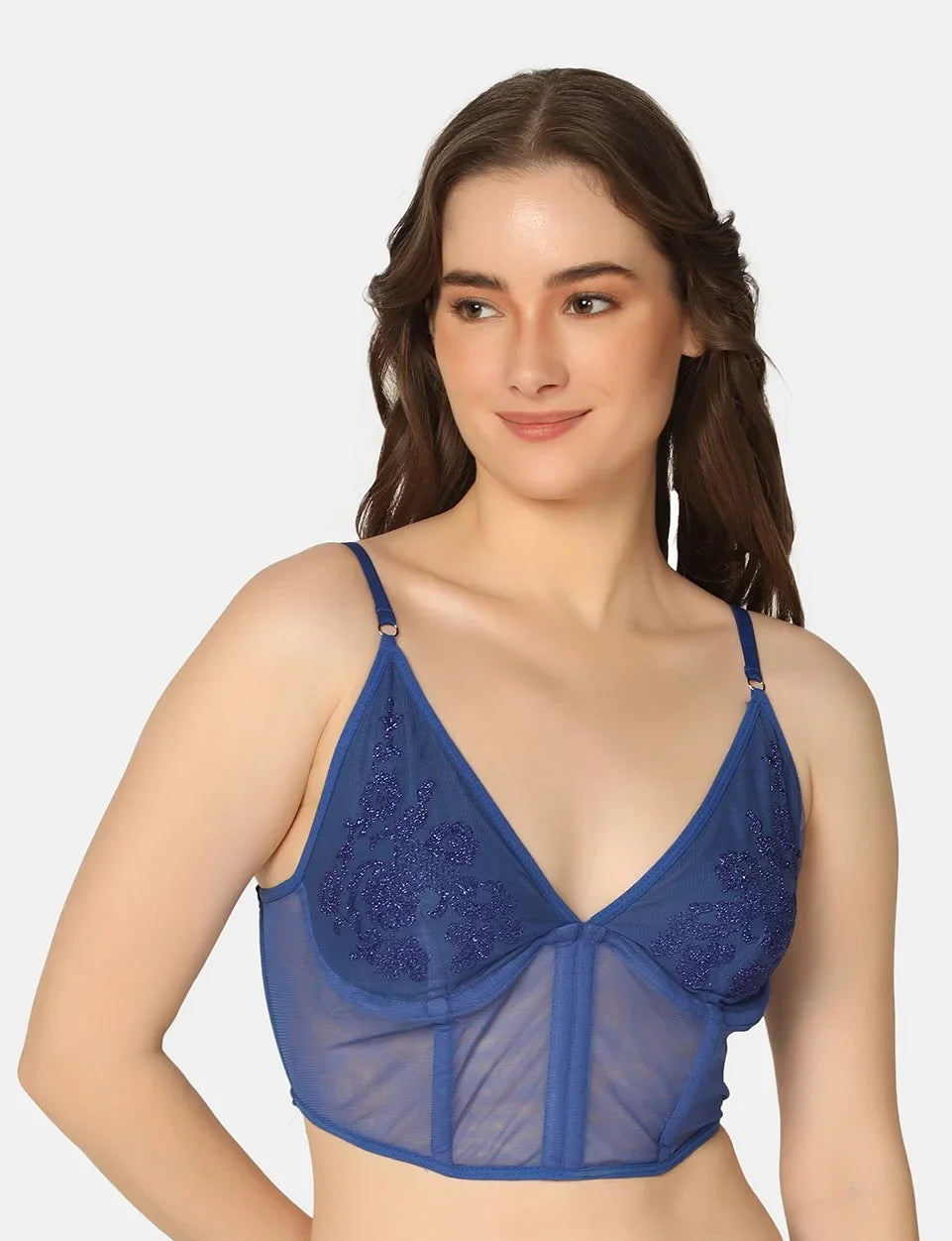 Da Intimo Embroidered Design Corset - Da Intimo