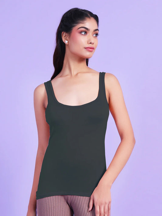 Da Intimo Soft Cotton Broad Strap Camisole - Da Intimo - Lingerie Online Store India
