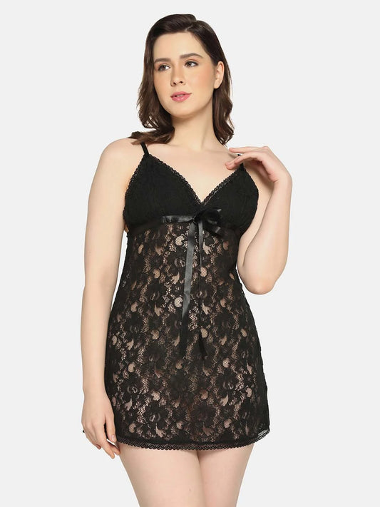 Soft Lace Babydoll - Da Intimo - Lingerie Online Store India