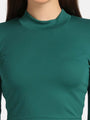 Turtle Neck Crop Top Loungewear Set - Da Intimo - Lingerie Online Store India