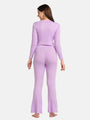 Turtle Neck Crop Top Loungewear Set - Da Intimo - Lingerie Online Store India
