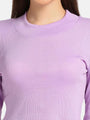 Turtle Neck Crop Top Loungewear Set - Da Intimo - Lingerie Online Store India