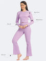 Turtle Neck Crop Top Loungewear Set - Da Intimo - Lingerie Online Store India