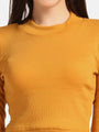 Turtle Neck Crop Top Loungewear Set - Da Intimo - Lingerie Online Store India
