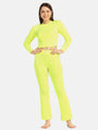 Turtle Neck Crop Top Loungewear Set - Da Intimo - Lingerie Online Store India