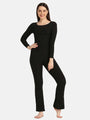 Boat Neck Crop Top Loungewear Set - Da Intimo - Lingerie Online Store India