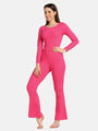 Boat Neck Crop Top Loungewear Set - Da Intimo - Lingerie Online Store India