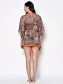 Printed Lacey Cover-Up Swim Dress - Da Intimo - Lingerie Online Store India