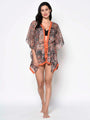 Printed Lacey Cover-Up Swim Dress - Da Intimo - Lingerie Online Store India