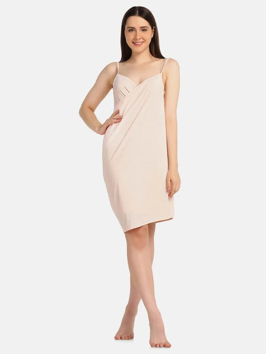 Soft Ribbed Cover Up Dress - Da Intimo - Lingerie Online Store India