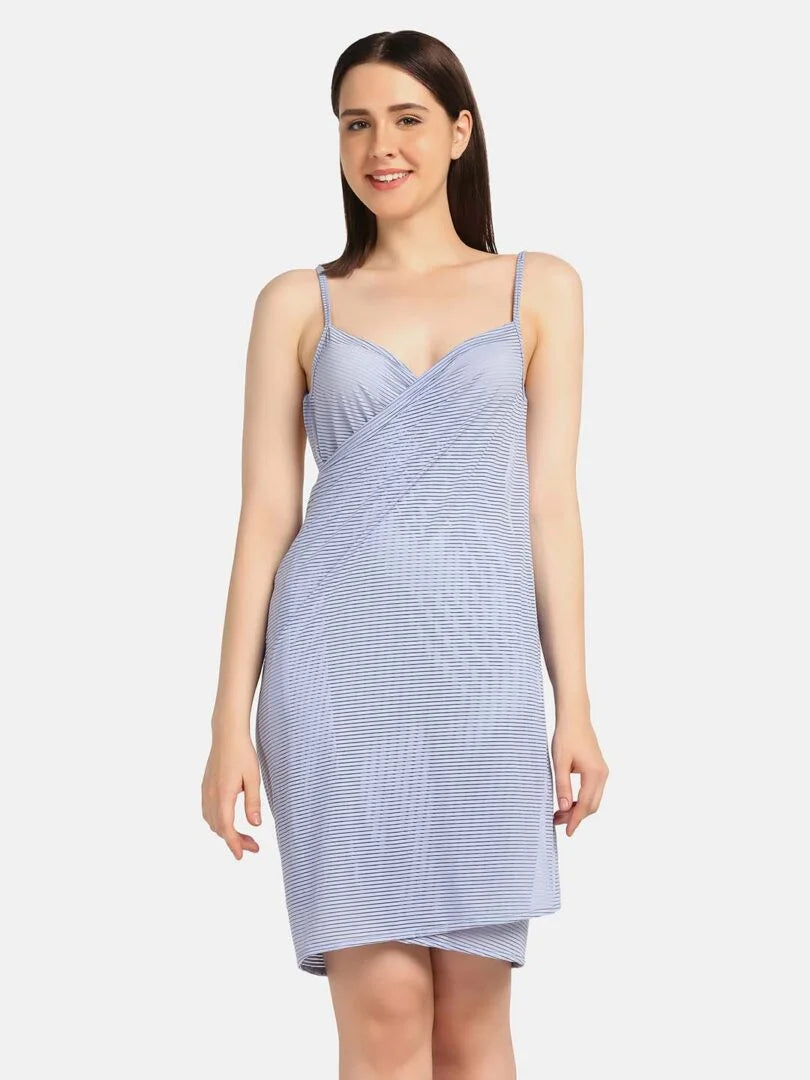 Soft Ribbed Cover Up Dress - Da Intimo - Lingerie Online Store India