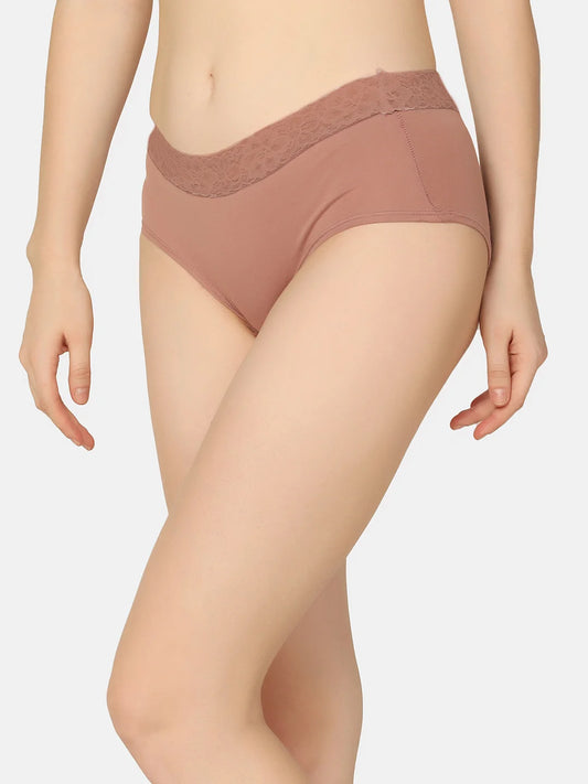 Soft Organic Cotton Everyday V- Shape Regular Panty - Da Intimo