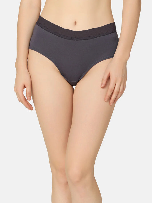 Soft Organic Cotton Everyday V- Shape Regular Panty - Da Intimo