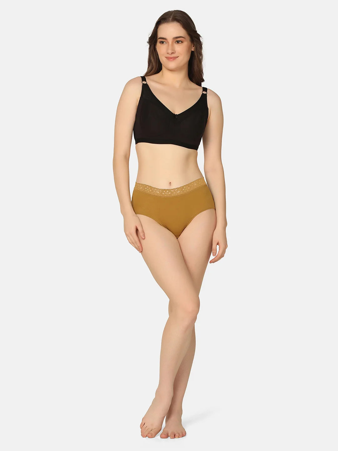 Soft Organic Cotton Everyday V- Shape Regular Panty - Da Intimo