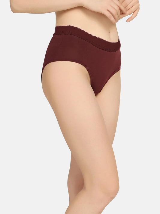 Soft Organic Cotton Everyday V- Shape Regular Panty - Da Intimo