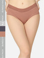 Pack Of 2 Soft Organic Cotton Everyday V- Shape Regular Panty - Da Intimo