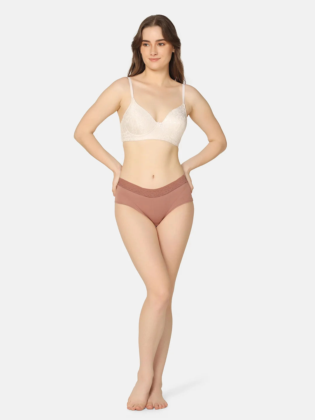 Pack Of 2 Soft Organic Cotton Everyday V- Shape Regular Panty - Da Intimo