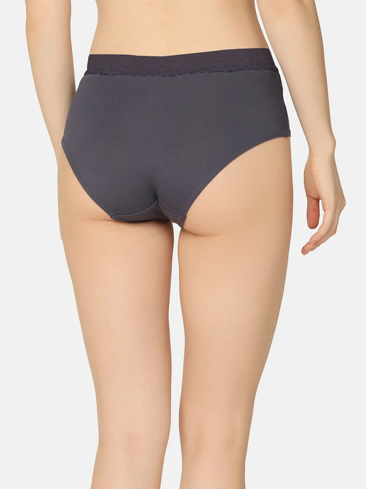 Pack Of 2 Soft Organic Cotton Everyday V- Shape Regular Panty - Da Intimo
