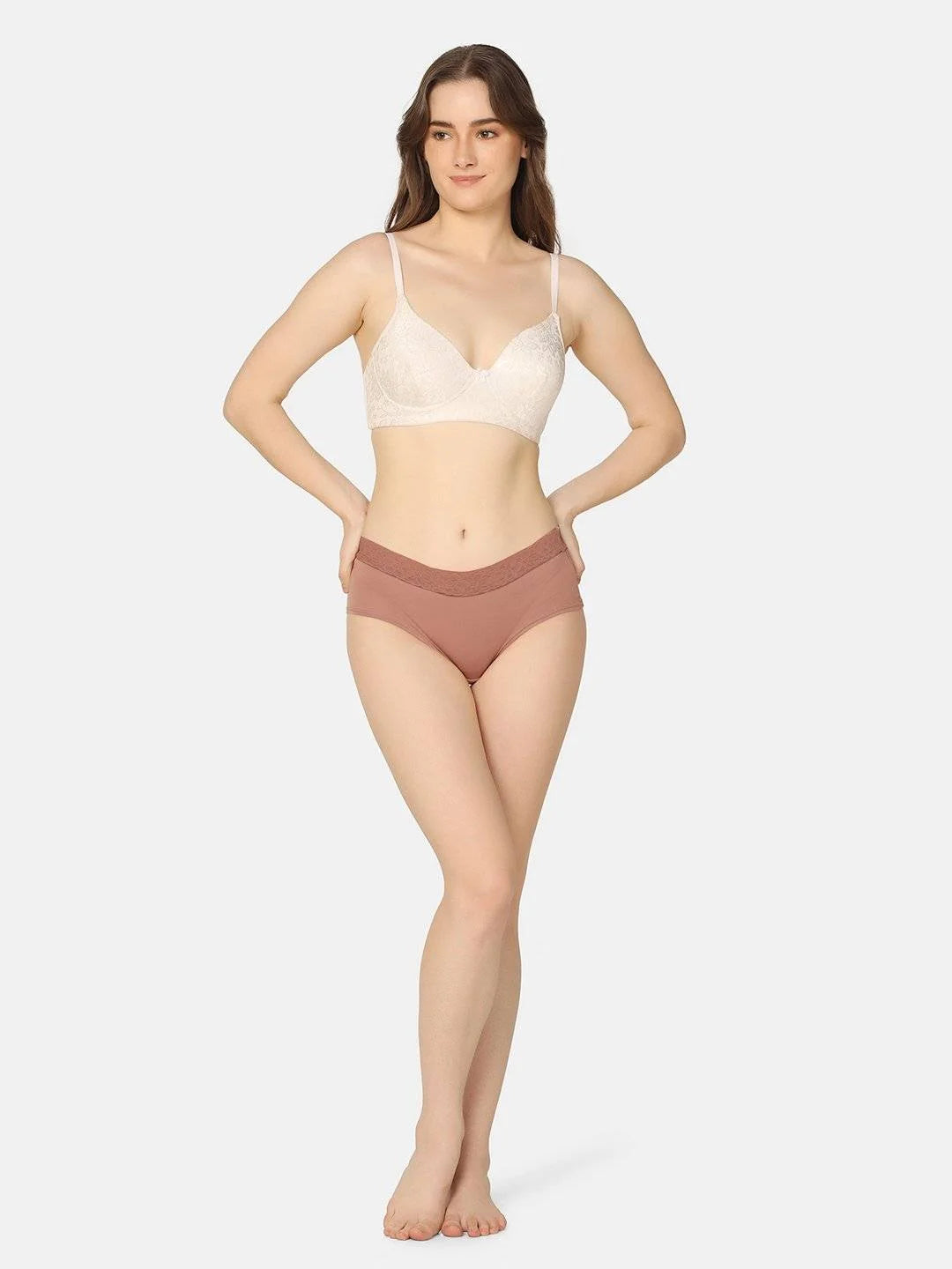 Pack Of 2 Soft Organic Cotton Everyday V- Shape Regular Panty - Da Intimo