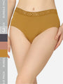 Pack Of 3 Soft Organic Cotton Everyday V- Shape Regular Panty