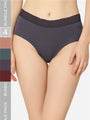 Pack Of 4 Soft Organic Cotton Everyday V- Shape Regular Panty - Da Intimo