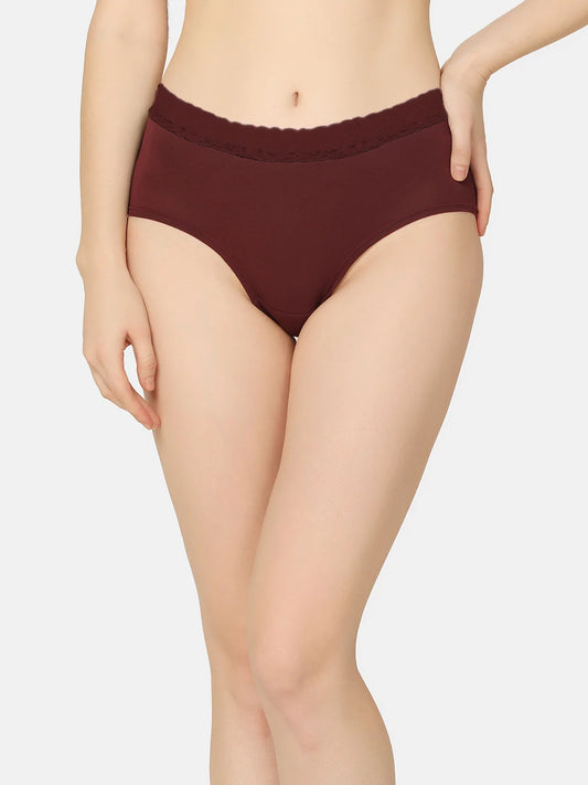 Pack Of 4 Soft Organic Cotton Everyday V- Shape Regular Panty