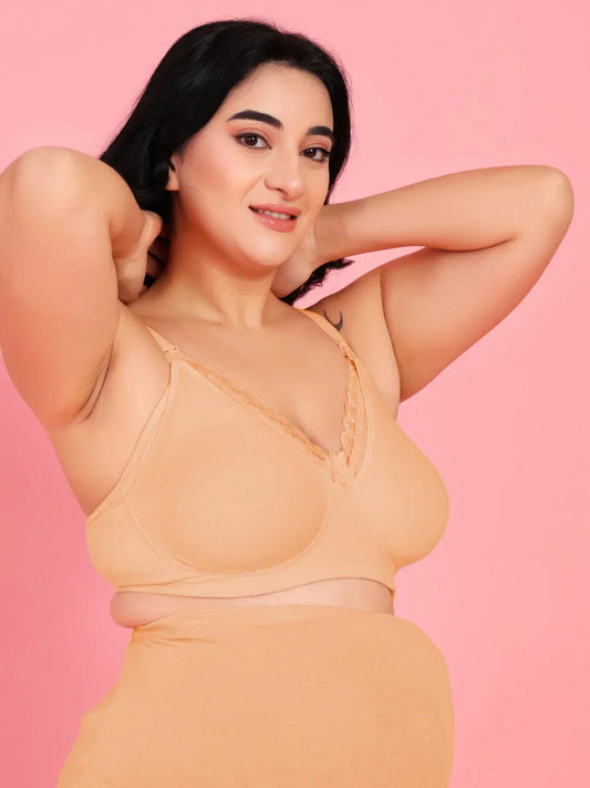 Mamma Presto Pack Of 2 Non Padded Nursing Maternity Bra - Da Intimo
