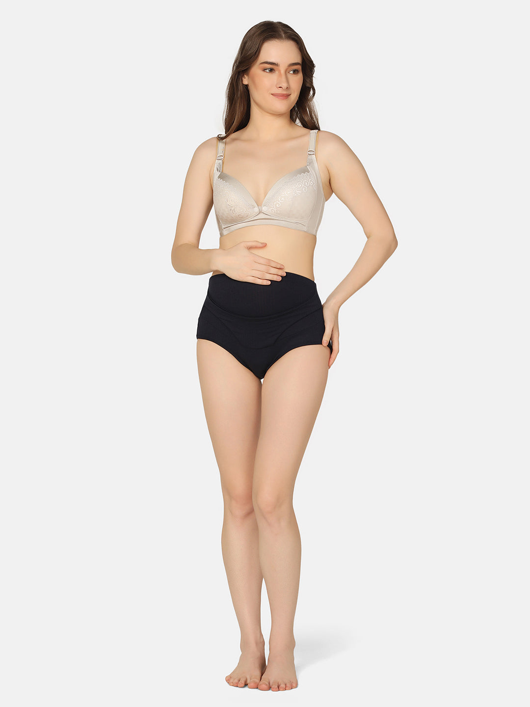 High Rise Pre Pregnancy Tummy Support Panty - Da Intimo - Lingerie Online Store India