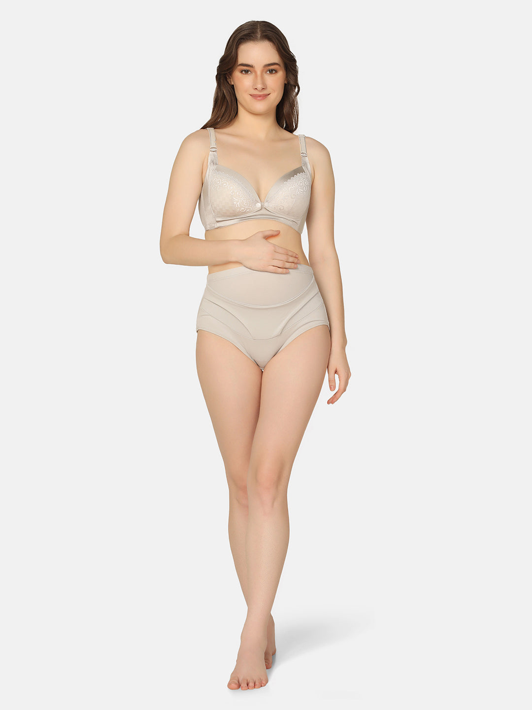 High Rise Pre Pregnancy Tummy Support Panty - Da Intimo - Lingerie Online Store India