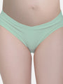 Low Waist Soft Cotton Green Maternity Panty - Da Intimo