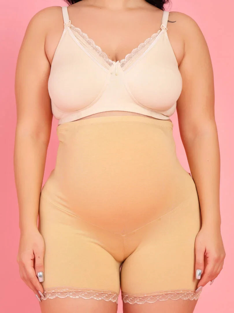 Mamma Presto Soft Cotton Solid Maternity BoyShorts - Da Intimo