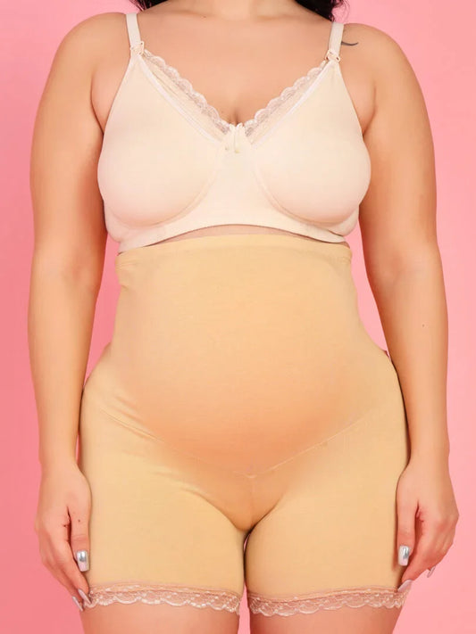 Mamma Presto Soft Cotton Solid Maternity BoyShorts - Da Intimo