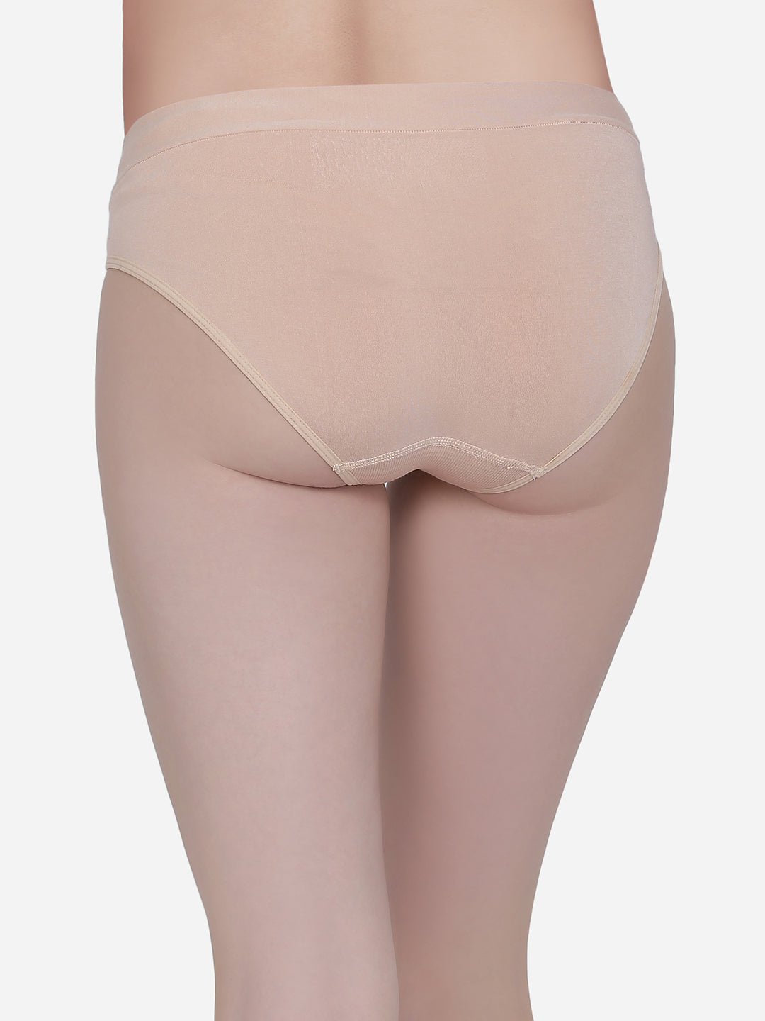 Low Waist Soft Cotton Pack Of 2 Beige & Green Maternity Panty - Da Intimo