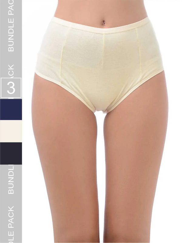 Mamma Presto Pack Of 3 High Rise Maternity Cotton Panty - Da Intimo