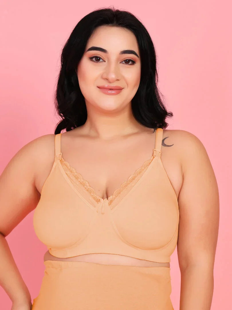 Mamma Presto Pack Of 2 Non Padded Nursing Maternity Bra - Da Intimo