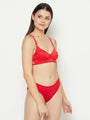 Women’s Red Lace Bra - Da Intimo