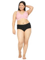 Pink Plus Size Non Padded Full Coverage Everyday Bra - Da Intimo - Lingerie Online Store India
