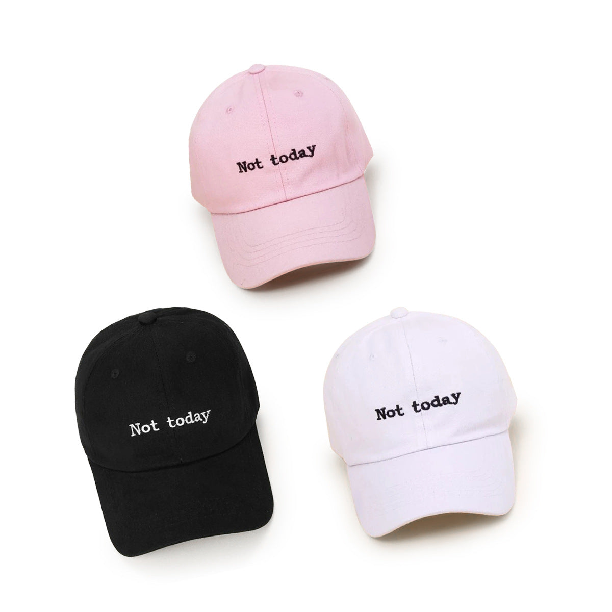 Embroidered Letter Cotton Baseball Cap