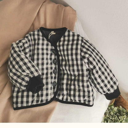 Elegant Cotton-Padded Clothes All-Matching Korean Style for Children and Babies